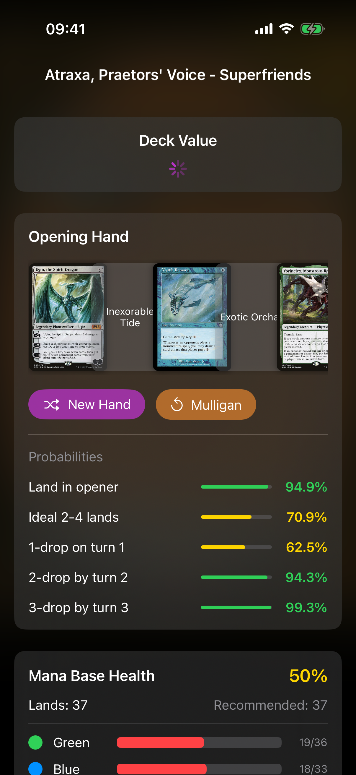 Deck analytics