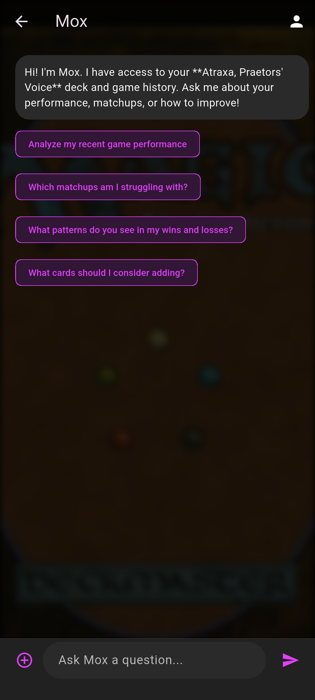 A conversation with Mox
